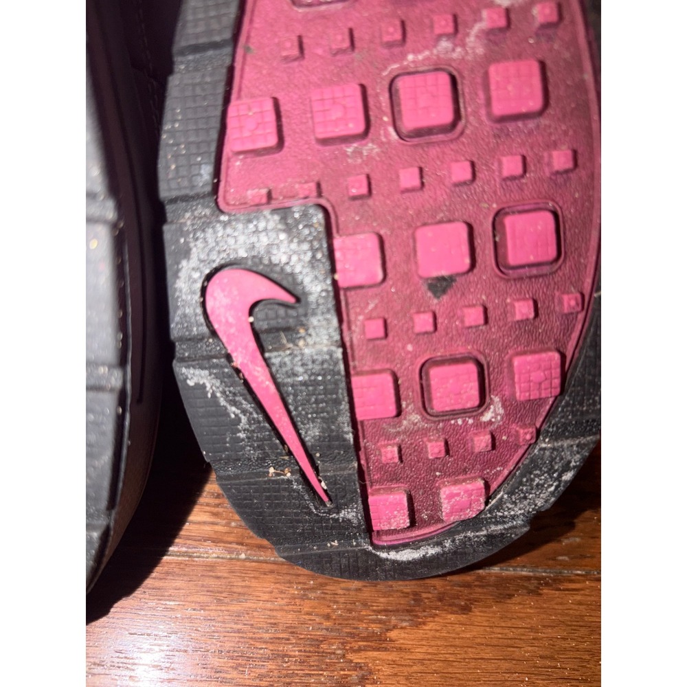 Nike Woodside 2 High Duck Boot Pink Grey Gingham 524876-002 6Y / Women 7.5 - Picture 9 of 11